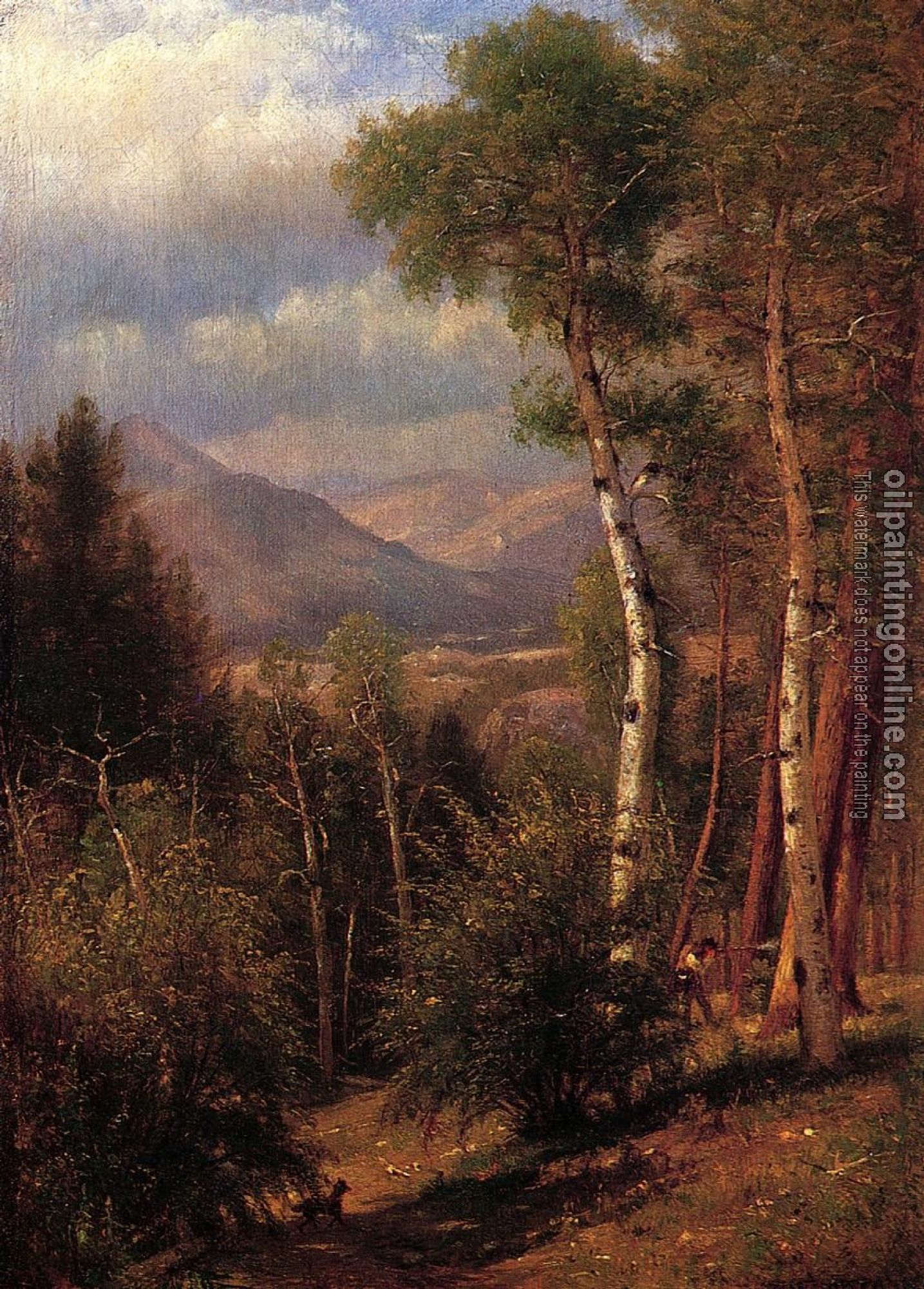 Whittredge, Thomas Worthington - Hunter in the Woods of Ashokan